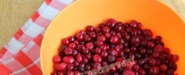 How to make cranberry juice correctly